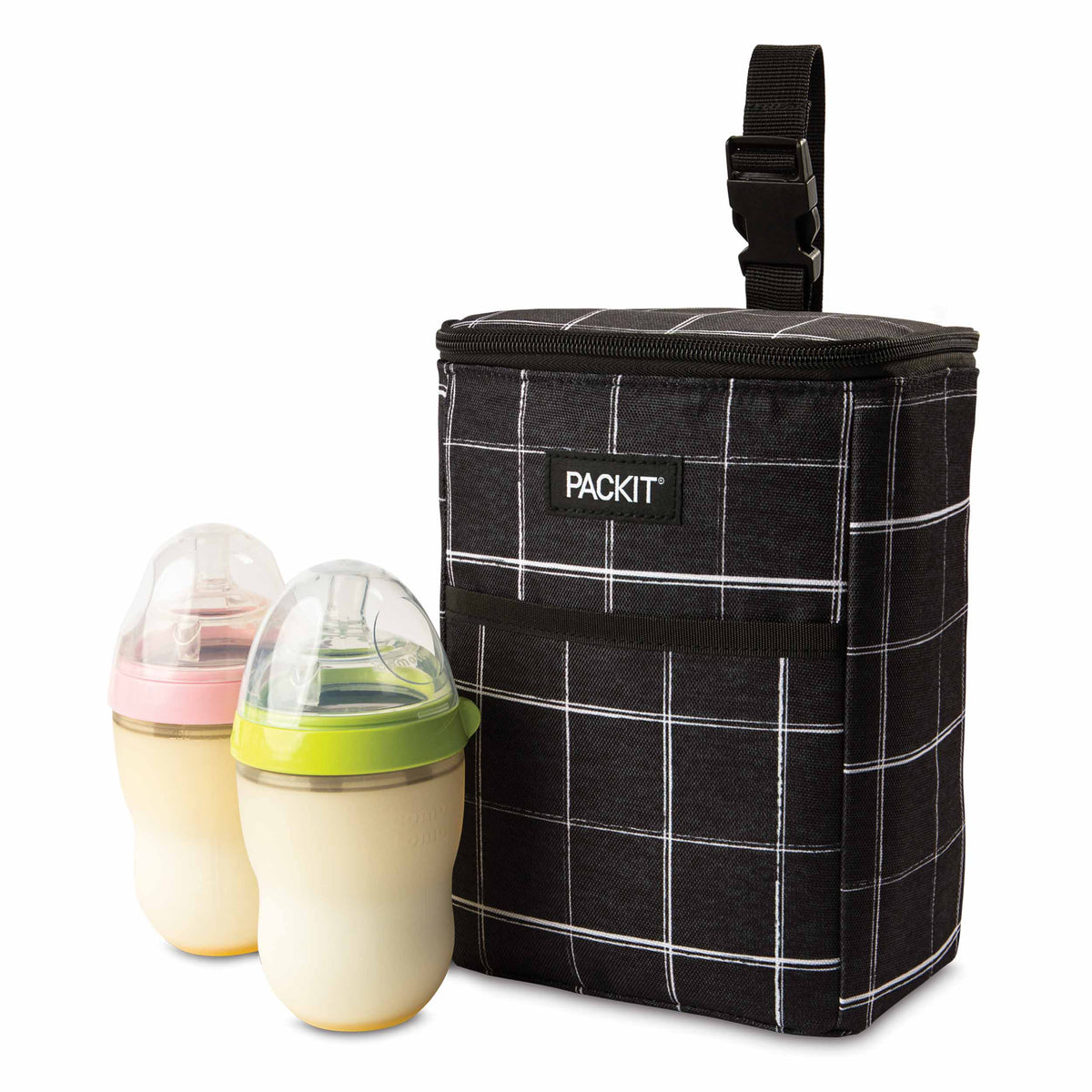 freezable-double-baby-bottle-bag-w9 Double-Bottle-Bag_Black-Grid_Left_Food-Combo_2-Bottles_Lores.jpg