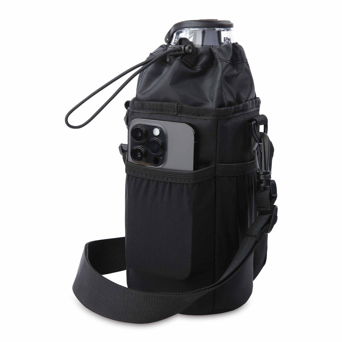freezable-hydration-crossbody-a9 freezable-hydration-crossbody-black-back-elastic-slip-pocket.jpg