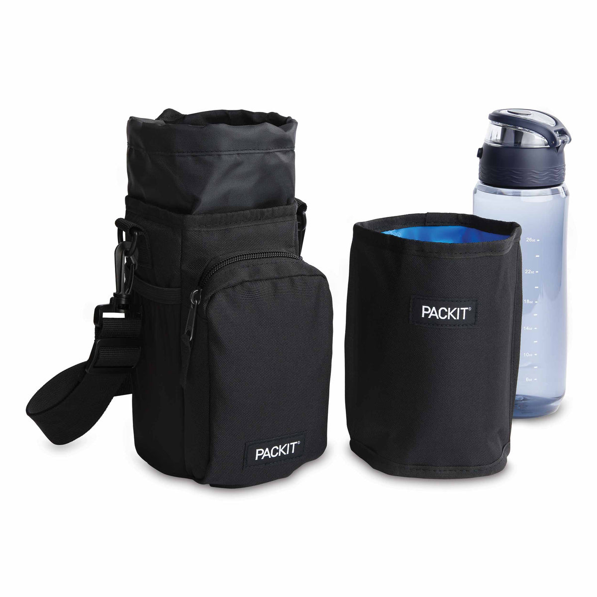 freezable-hydration-crossbody-a9 freezable-hydration-crossbody-black-with-insert-and-water-bottle.jpg