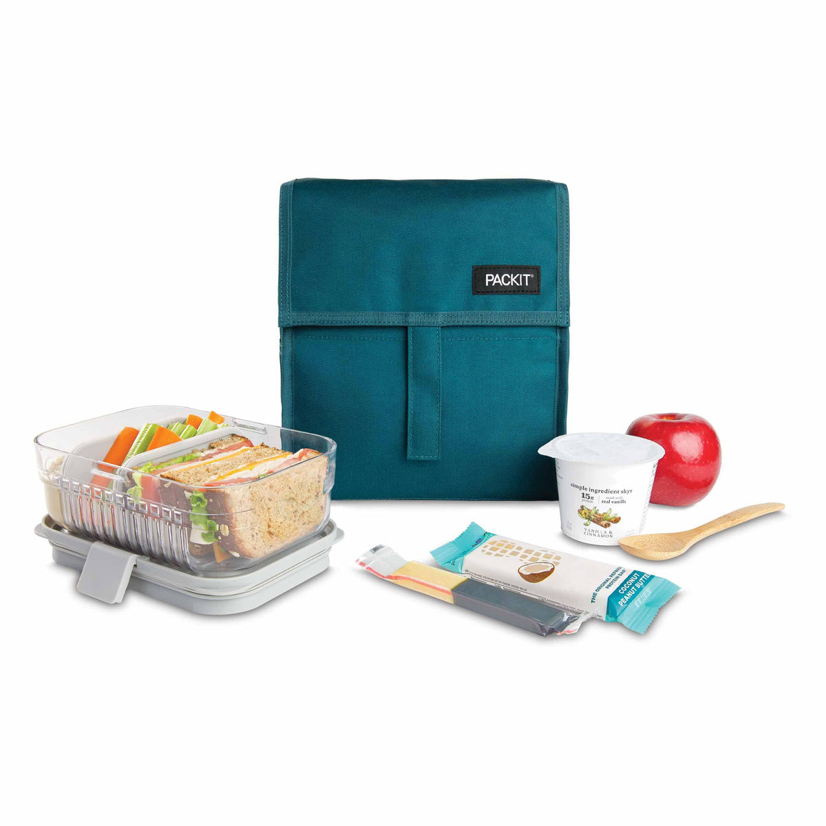freezable-lunch-bag-j1 freezable-lunch-bag-deep-teal-food-combo.jpg