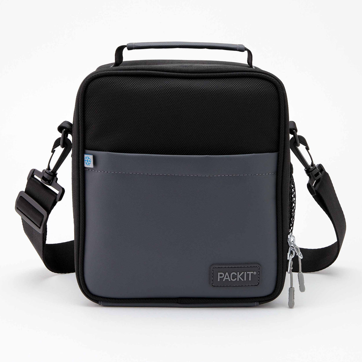 freezable-upright-lunch-box-u8 freezable-upright-lunch-box-black-gray-front.jpg